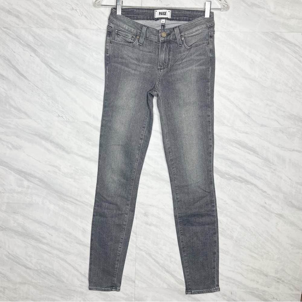 Paige Vertugo Ultra Skinny Gray Jeans 25
